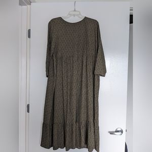 Loft Petite Tiered Midi Dress